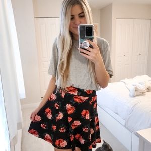 H&M FLORAL SKIRT